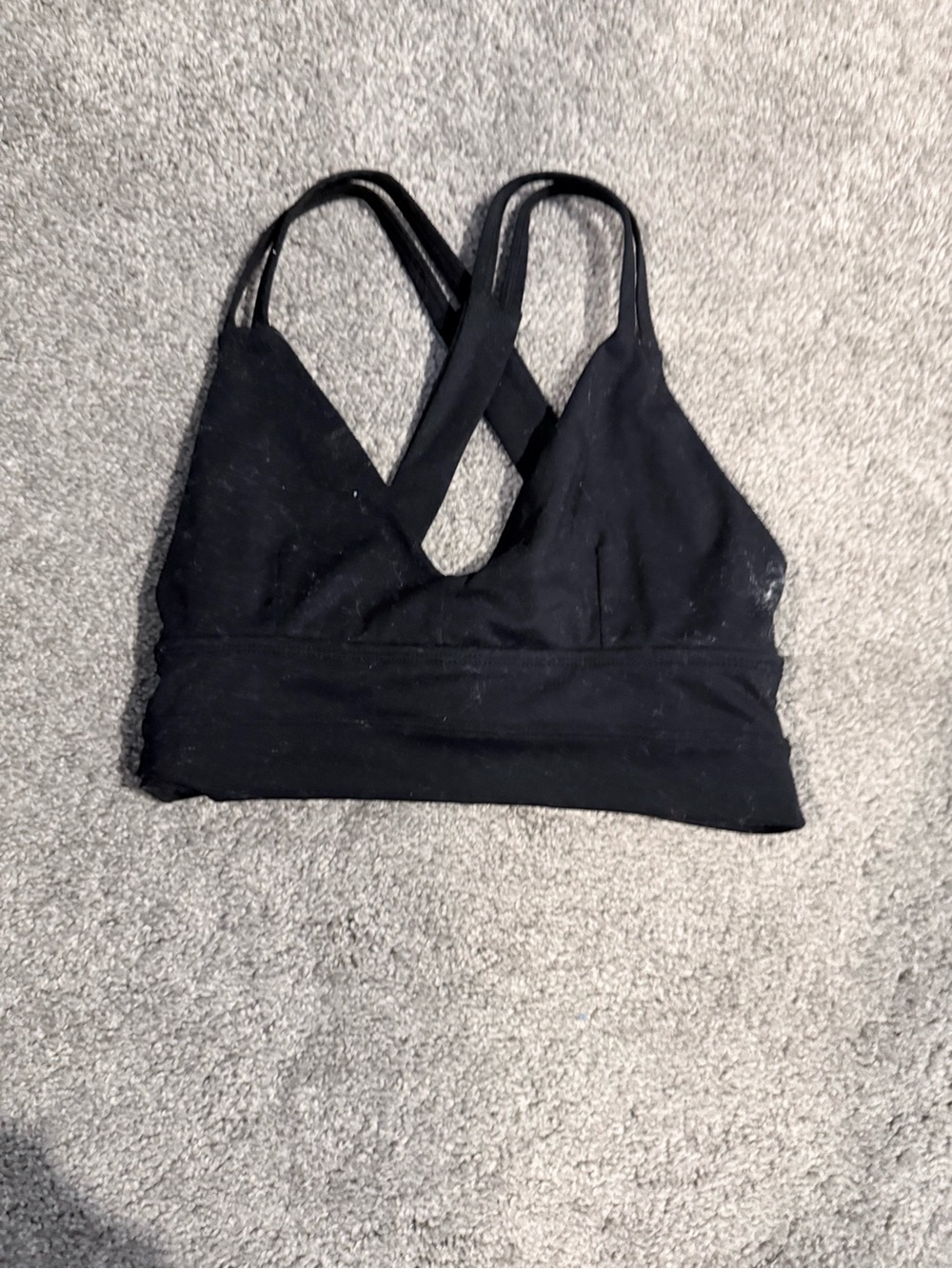 Black Crisscross Strappy Bralette - Women Intimates